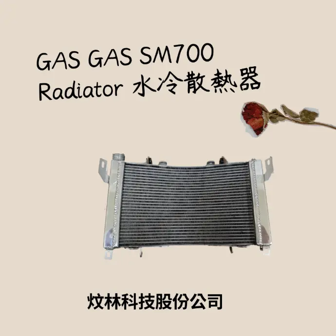 【炆林】GASGAS SM700 改裝 全鋁加厚加大水箱 水冷散熱器